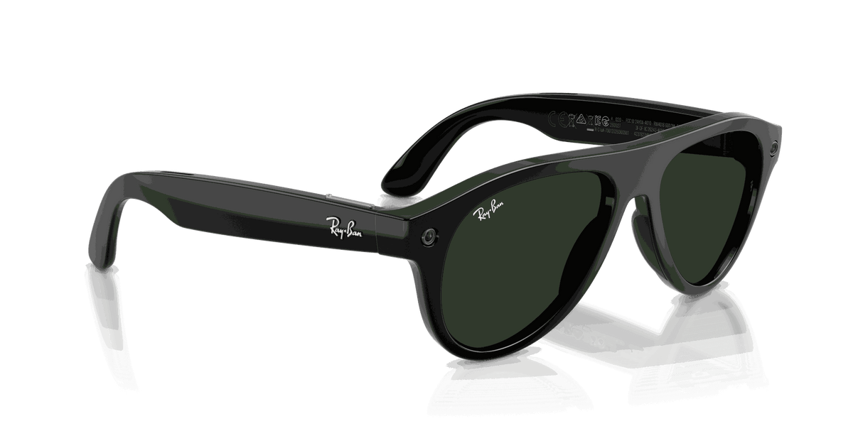 Ray-Ban Meta Gen 3 | RW4016 Aviator | Shiny Black Transitions Gen S Graphite Green