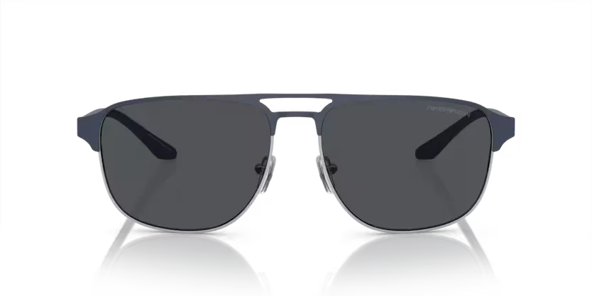 Emporio Armani | 2144 | Matte silver/bluette