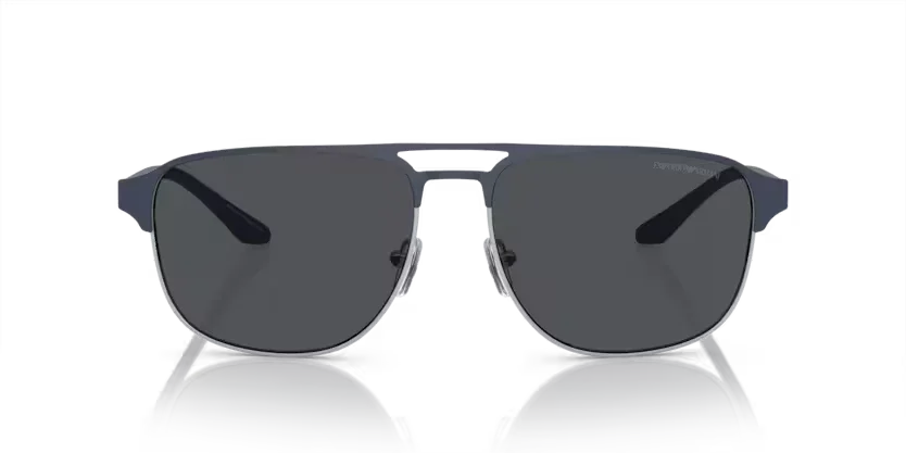 Emporio Armani | 2144 | Matte silver/bluette