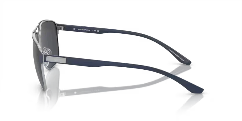 Emporio Armani | 2144 | Matte silver/bluette