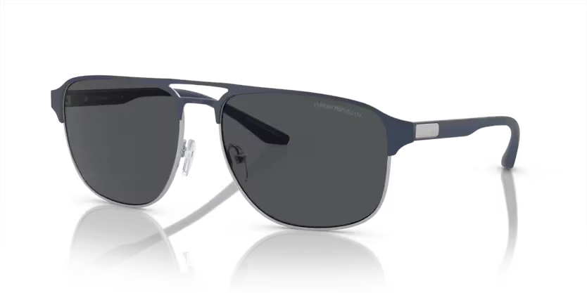 Emporio Armani | 2144 | Matte silver/bluette