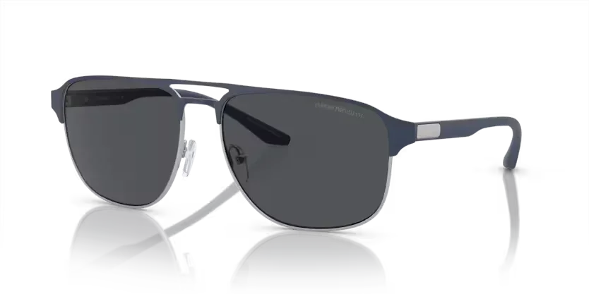 Emporio Armani | 2144 | Matte silver/bluette