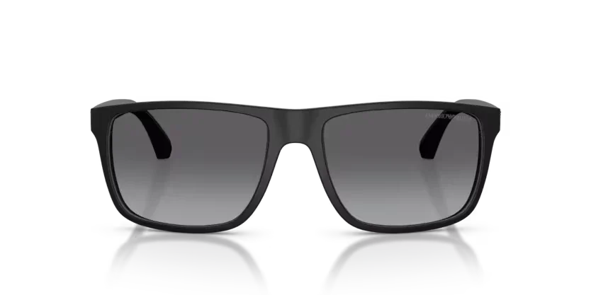 Emporio Armani | 4033 | Rubber black & grey Polarised