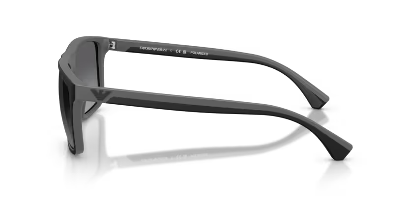 Emporio Armani | 4033 | Rubber black & grey Polarised