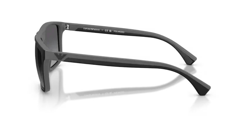 Emporio Armani | 4033 | Rubber black & grey Polarised