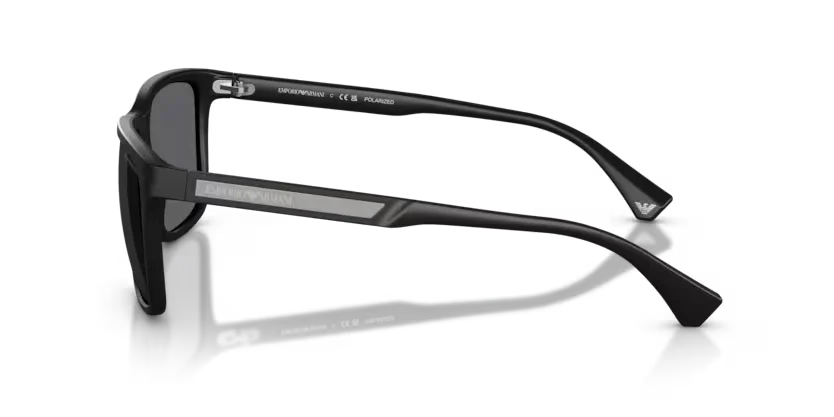 Emporio Armani | 4047 | Rubber black Polarised
