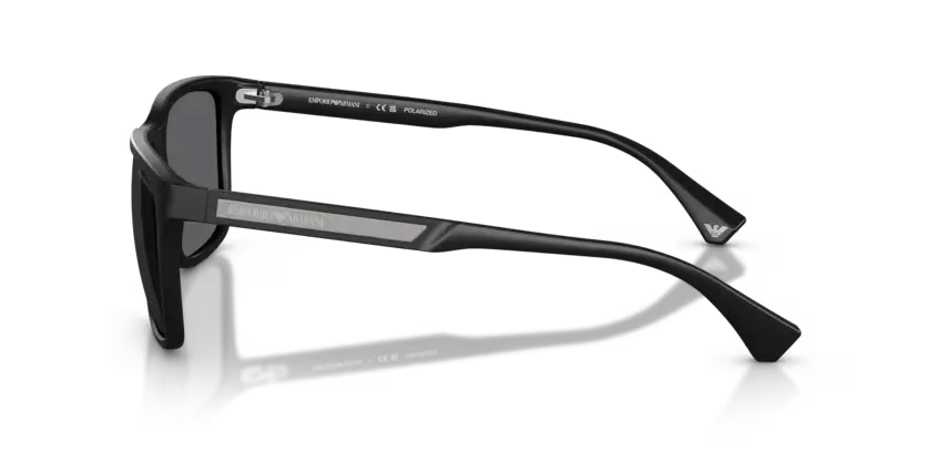 Emporio Armani | 4047 | Rubber black Polarised