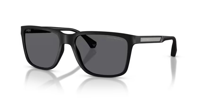 Emporio Armani | 4047 | Rubber black Polarised
