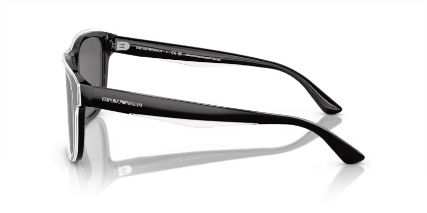 Emporio Armani | 4208F | Shiny black/top crystal Polarised