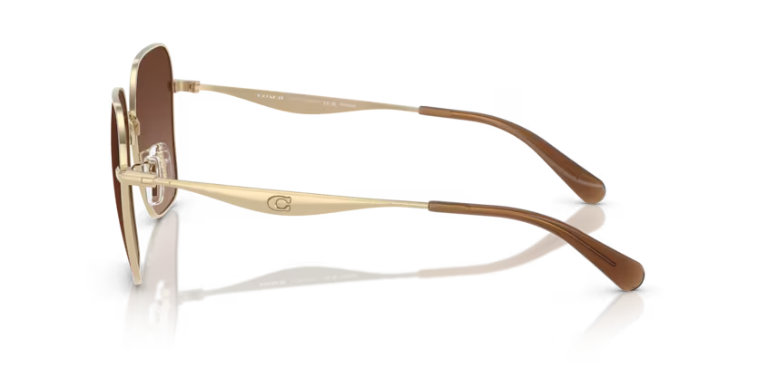 Coach | 7168 | Shiny Light Gold Polarised