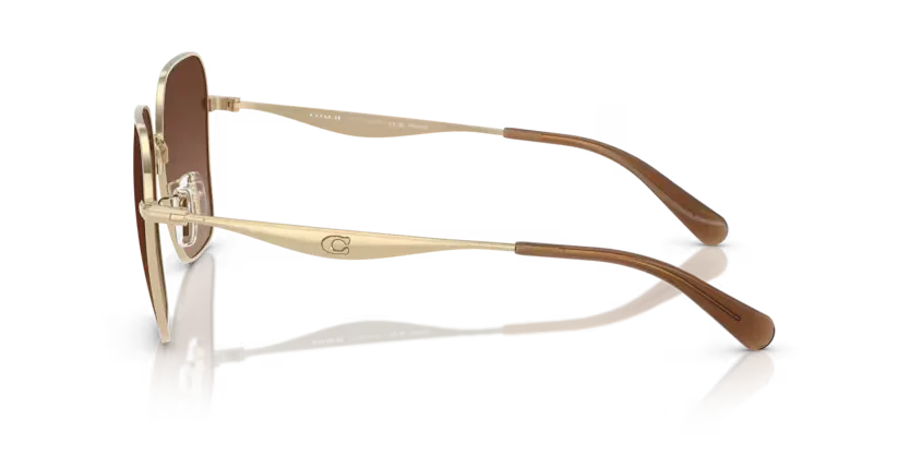 Coach | 7168 | Shiny Light Gold Polarised