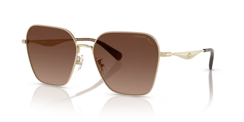 Coach | 7168 | Shiny Light Gold Polarised