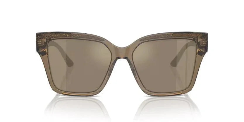 Jimmy Choo | 5003F | Transparent Brown Glitter - iKANDi Sunglasses