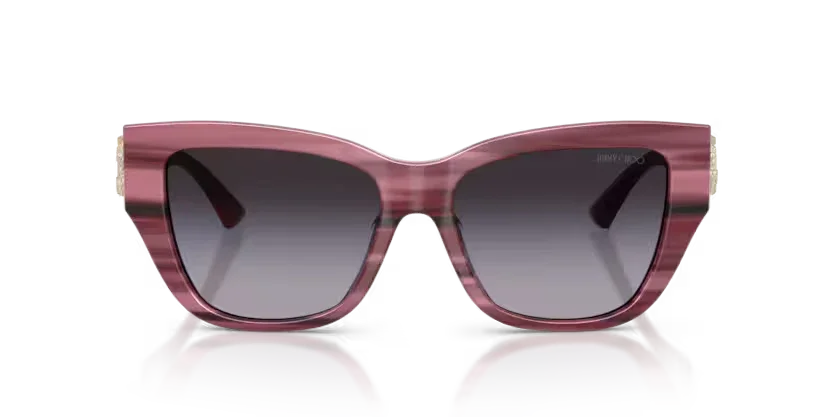 Jimmy Choo |5039BU | Striped cranberry