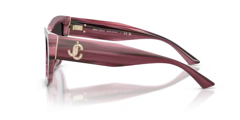 Jimmy Choo |5039BU | Striped cranberry