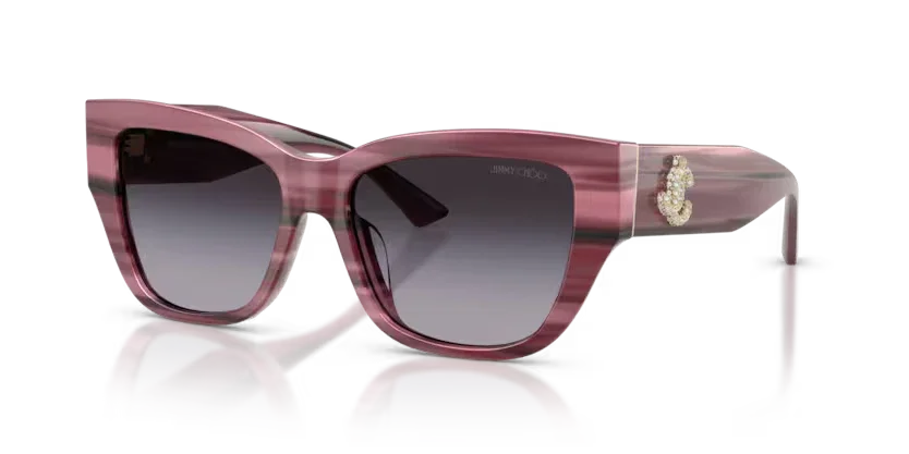 Jimmy Choo |5039BU | Striped cranberry
