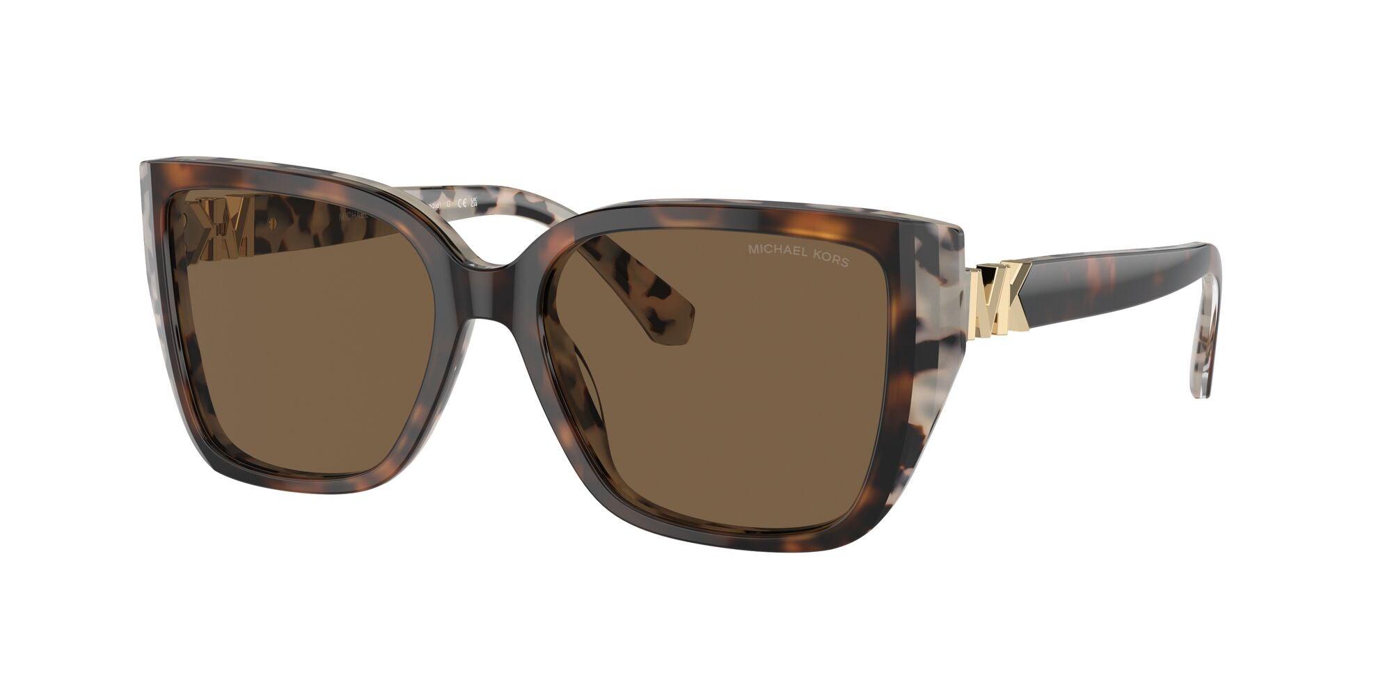 Michael Kors | 2199 Acadia | Dark Tortoise/Light Tortoise - iKANDi Sunglasses