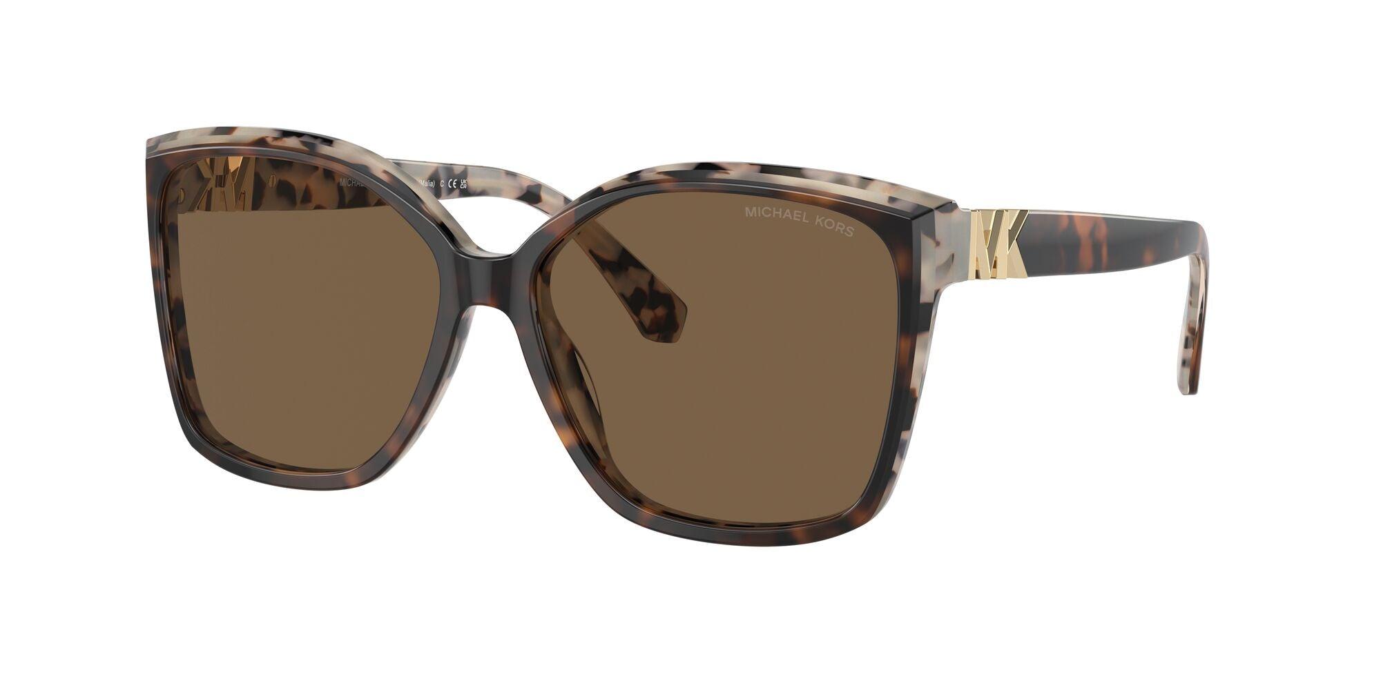 Michael Kors | 2201 Malia | Dark Tortoise/Light Tortoise - iKANDi Sunglasses