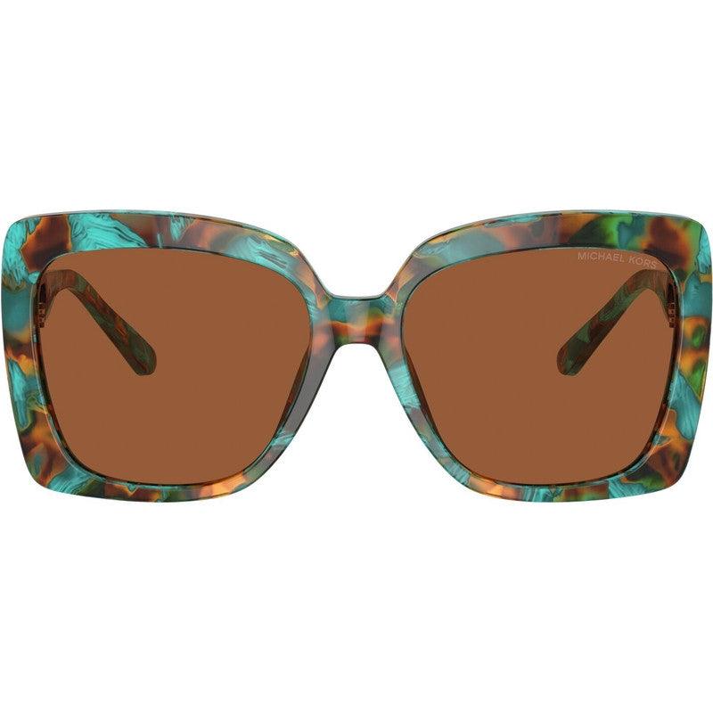 Michael Kors | 2213 Nice | Teal Graphic Tortoise - iKANDi Sunglasses