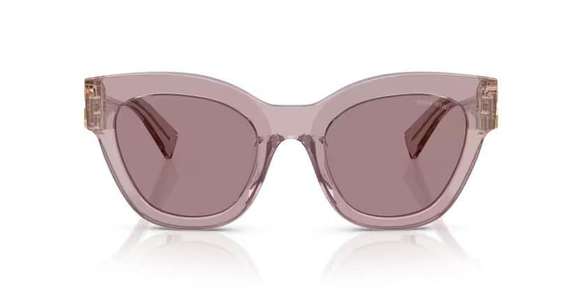 Miu Miu | 01YS | Transparent Mauve - iKANDi Sunglasses