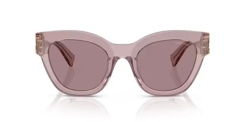 Miu Miu | 01YS | Transparent Mauve - iKANDi Sunglasses