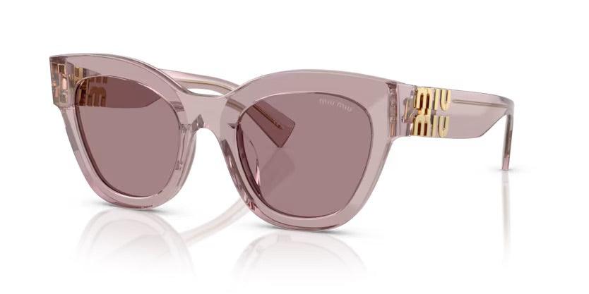 Miu Miu | 01YS | Transparent Mauve - iKANDi Sunglasses