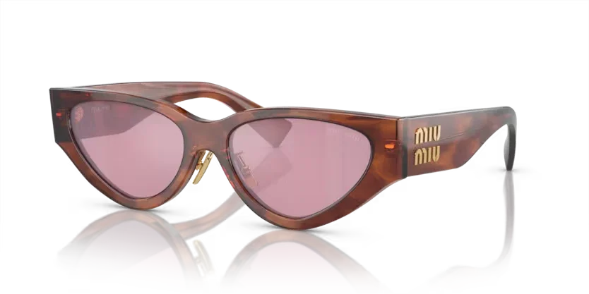 Miu Miu | 03ZS | Striped tobacco
