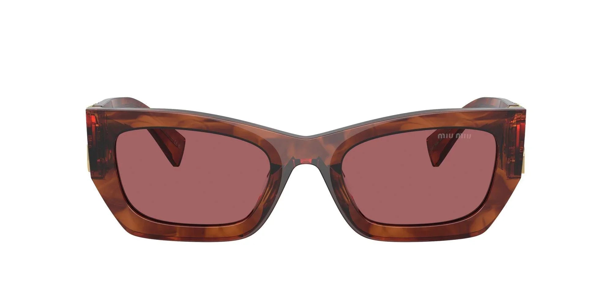 Miu Miu | 09WS | Striped Tobacco - iKANDi Sunglasses