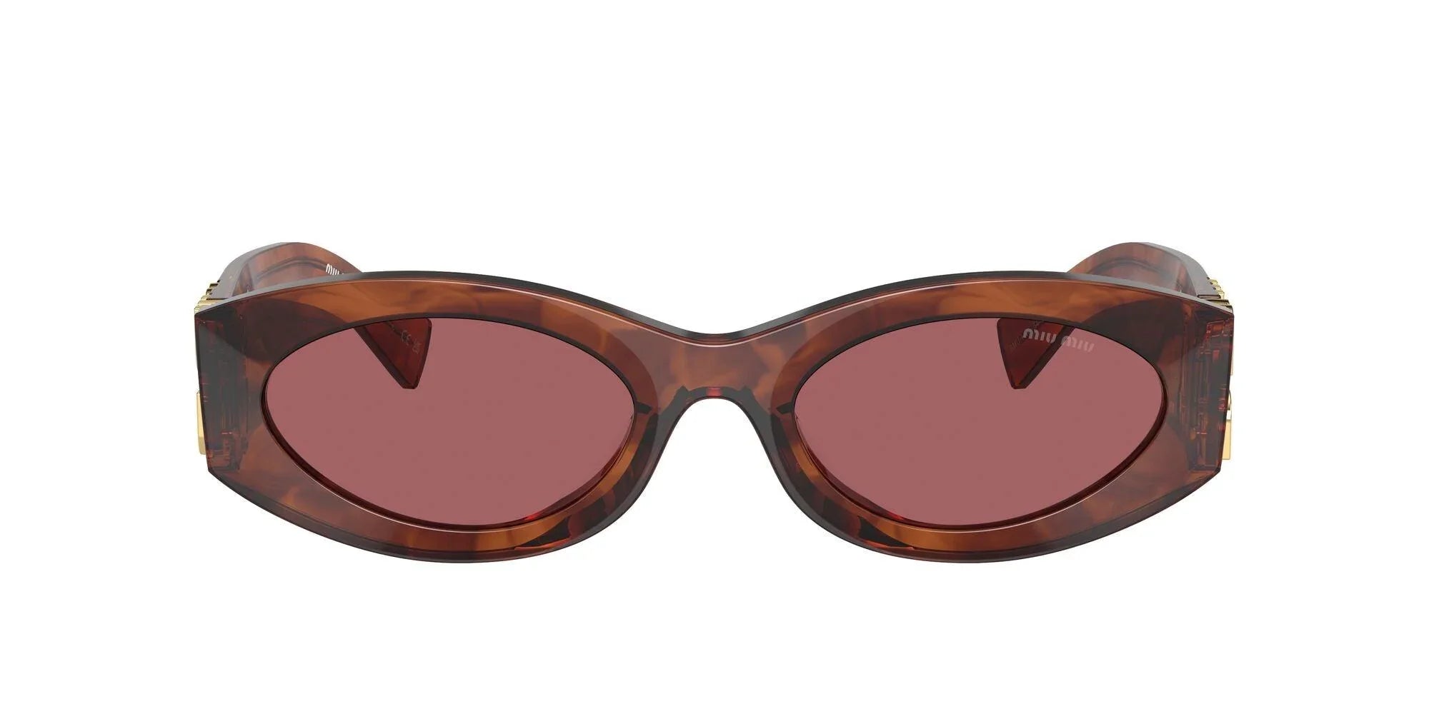 Miu Miu | 11WS | Striped Tobacco - iKANDi Sunglasses