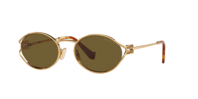 Miu Miu | 52YS | Brass Gold - iKANDi Sunglasses