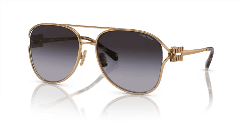 Miu Miu | 52ZS | Antique Gold - iKANDi Sunglasses
