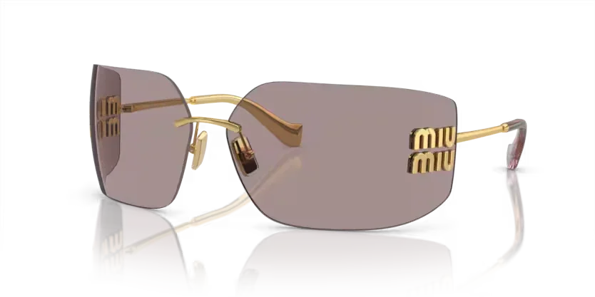 Miu Miu | 54YS | Gold Light Purple Brown
