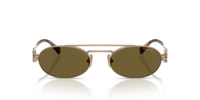 Miu Miu | 54ZS | Brass Gold - iKANDi Sunglasses