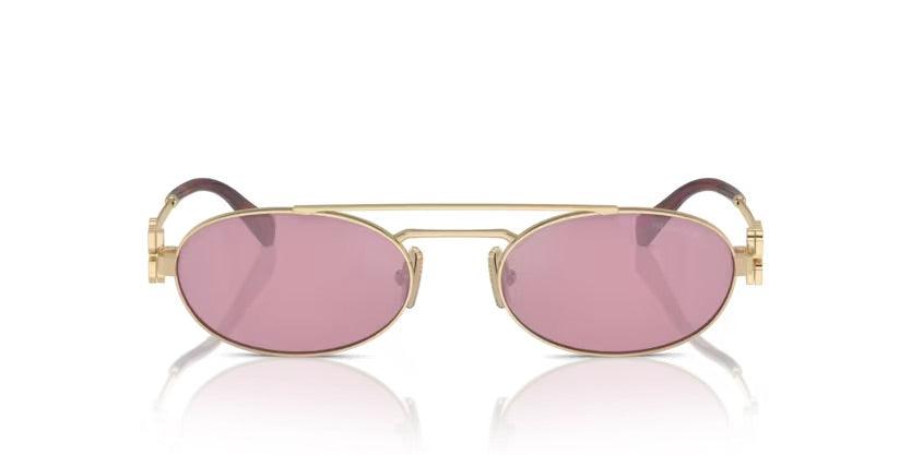 Miu Miu | 54ZS | Pale Gold - iKANDi Sunglasses