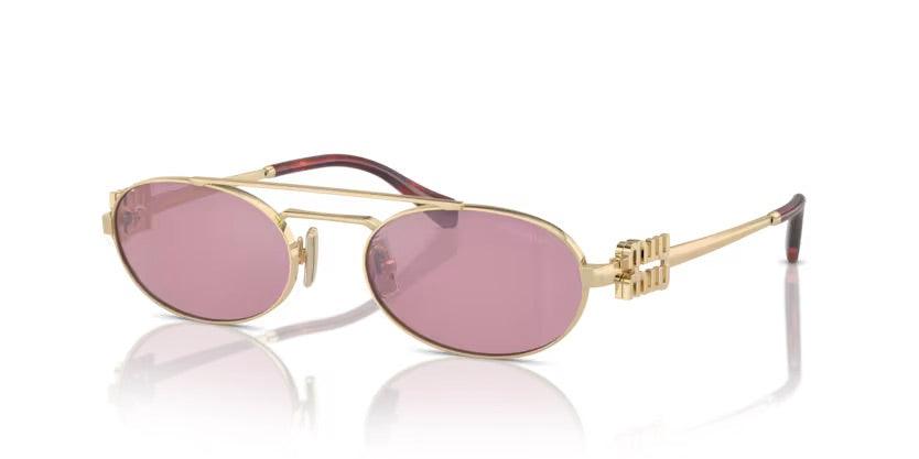 Miu Miu | 54ZS | Pale Gold - iKANDi Sunglasses