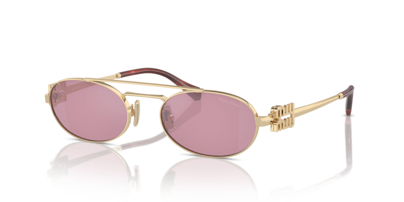 Miu Miu | 54ZS | Pale Gold - iKANDi Sunglasses