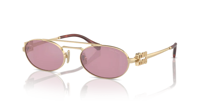Miu Miu | 54ZS | Pale Gold - iKANDi Sunglasses
