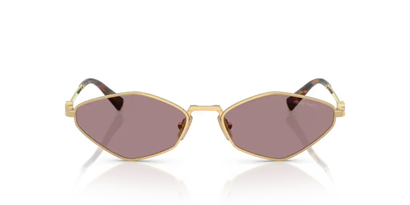 Miu Miu | 56ZS | Gold Light Purple Brown