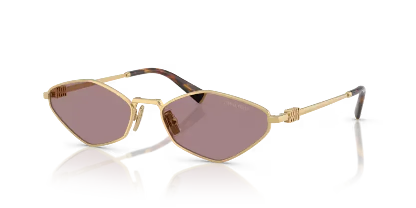 Miu Miu | 56ZS | Gold Light Purple Brown