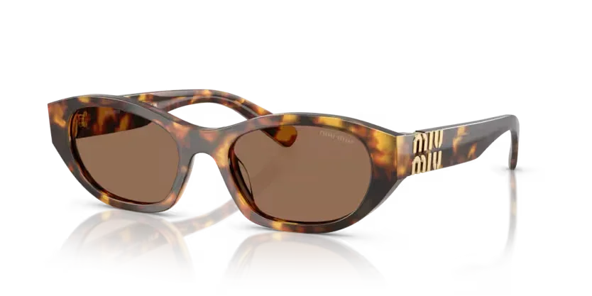 Miu Miu | A03SF | Honey Havana Dark Brown