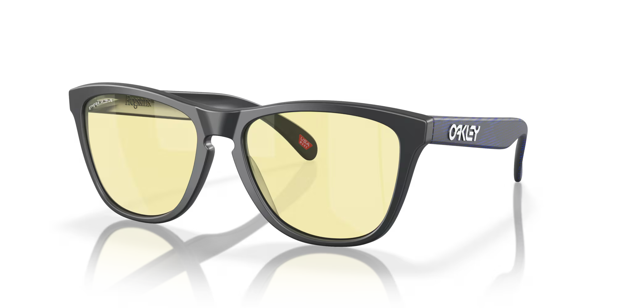 Oakley | OO9013-L4 Frogskins | Matte Carbon Prizm Gaming 2.0 Lens