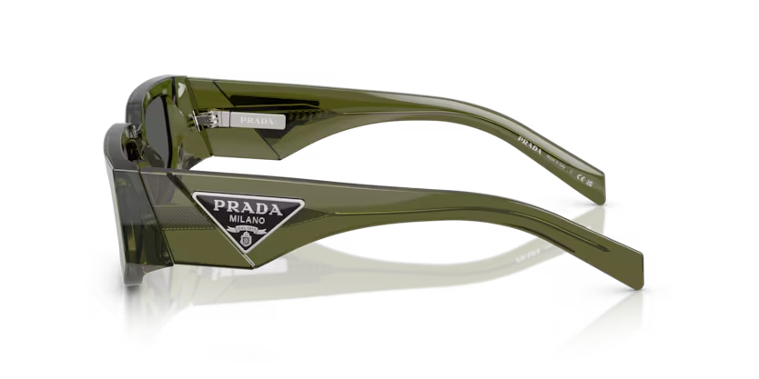 Prada | 09ZS | Transparent Military Green