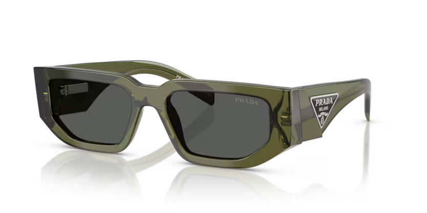 Prada | 09ZS | Transparent Military Green