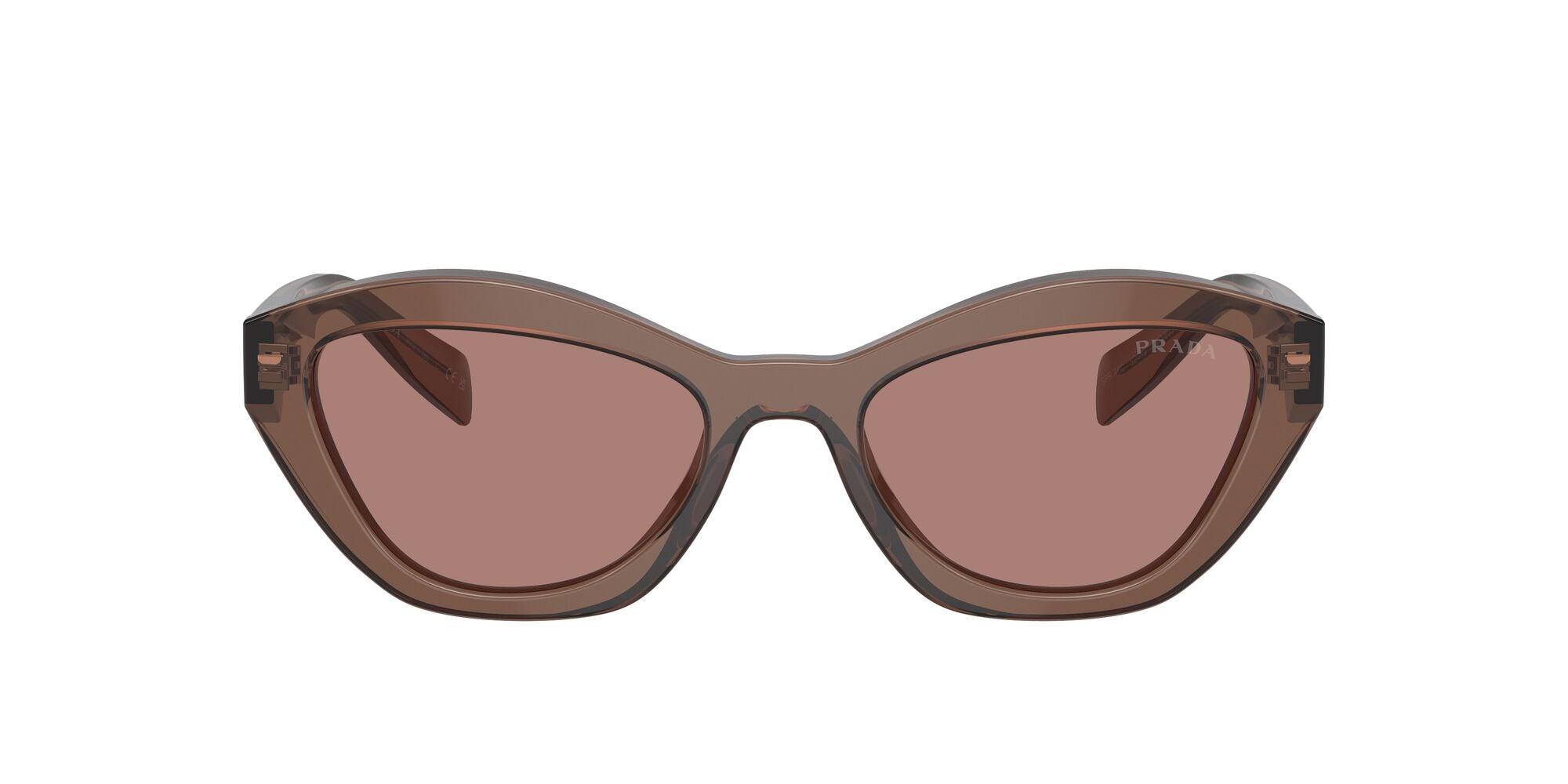 Prada | A02S | Brown Transparent - iKANDi Sunglasses