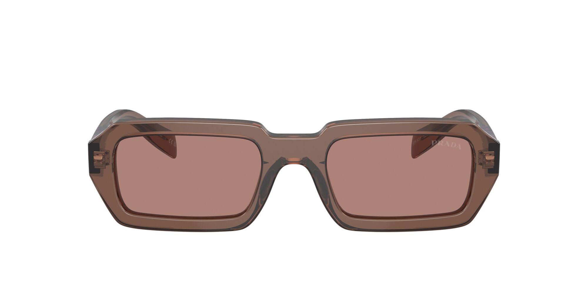 Prada | A12S | Brown Transparent - iKANDi Sunglasses