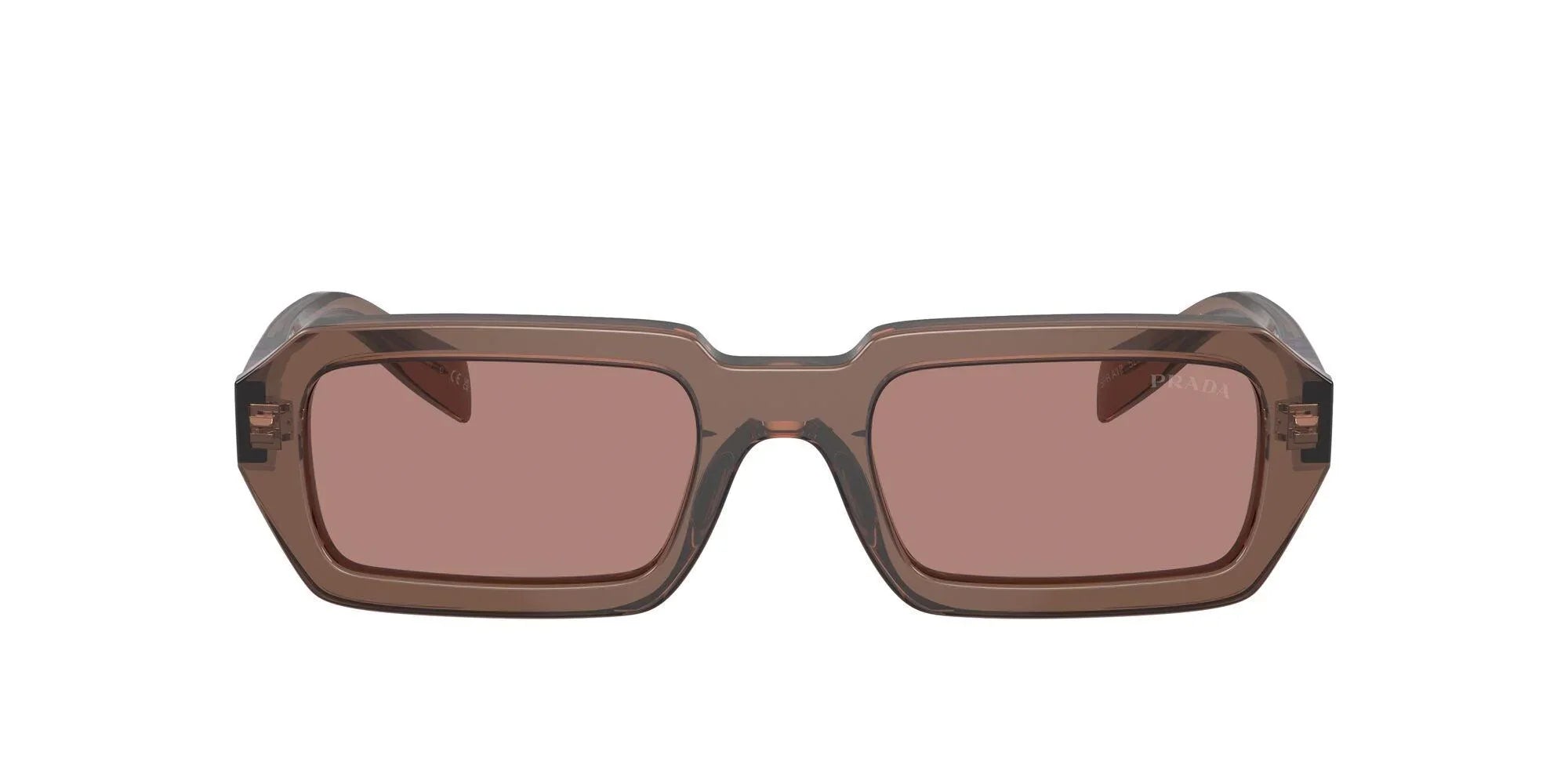 Prada | A12S | Brown Transparent - iKANDi Sunglasses