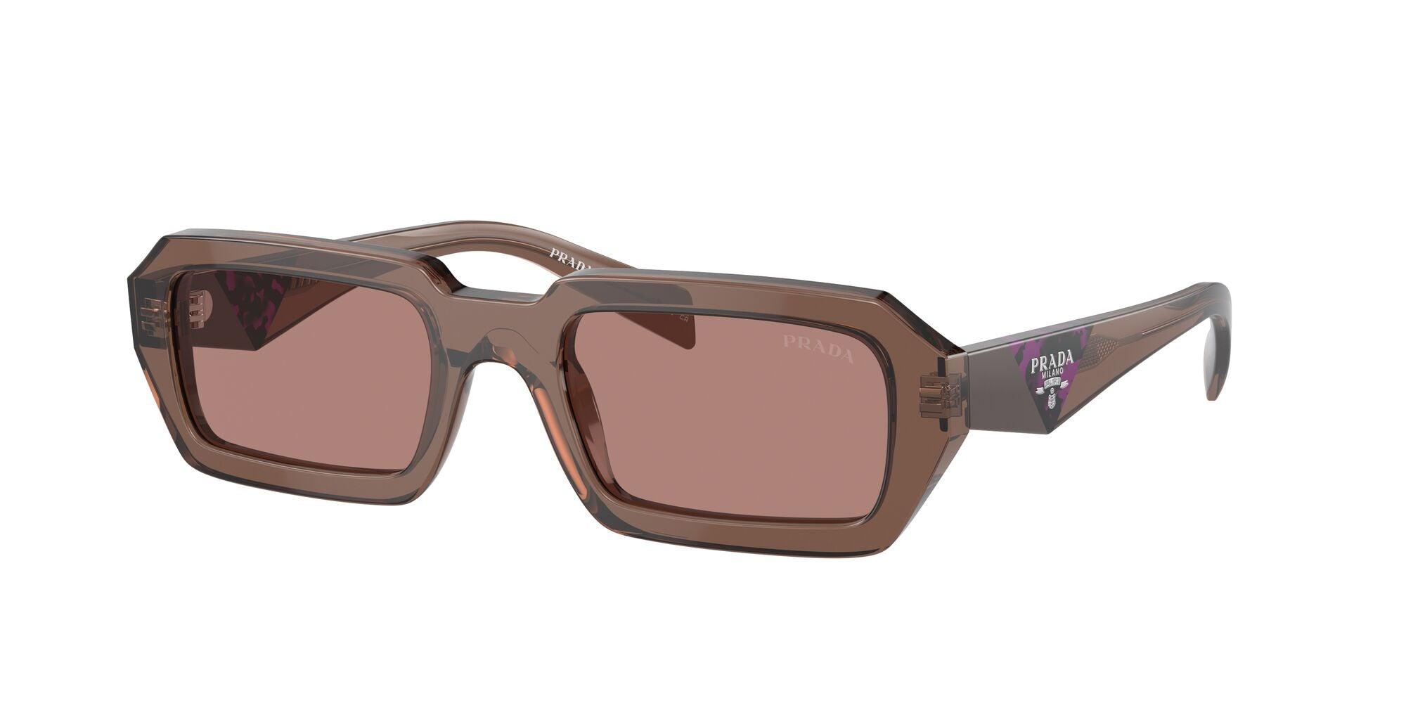 Prada | A12S | Brown Transparent - iKANDi Sunglasses