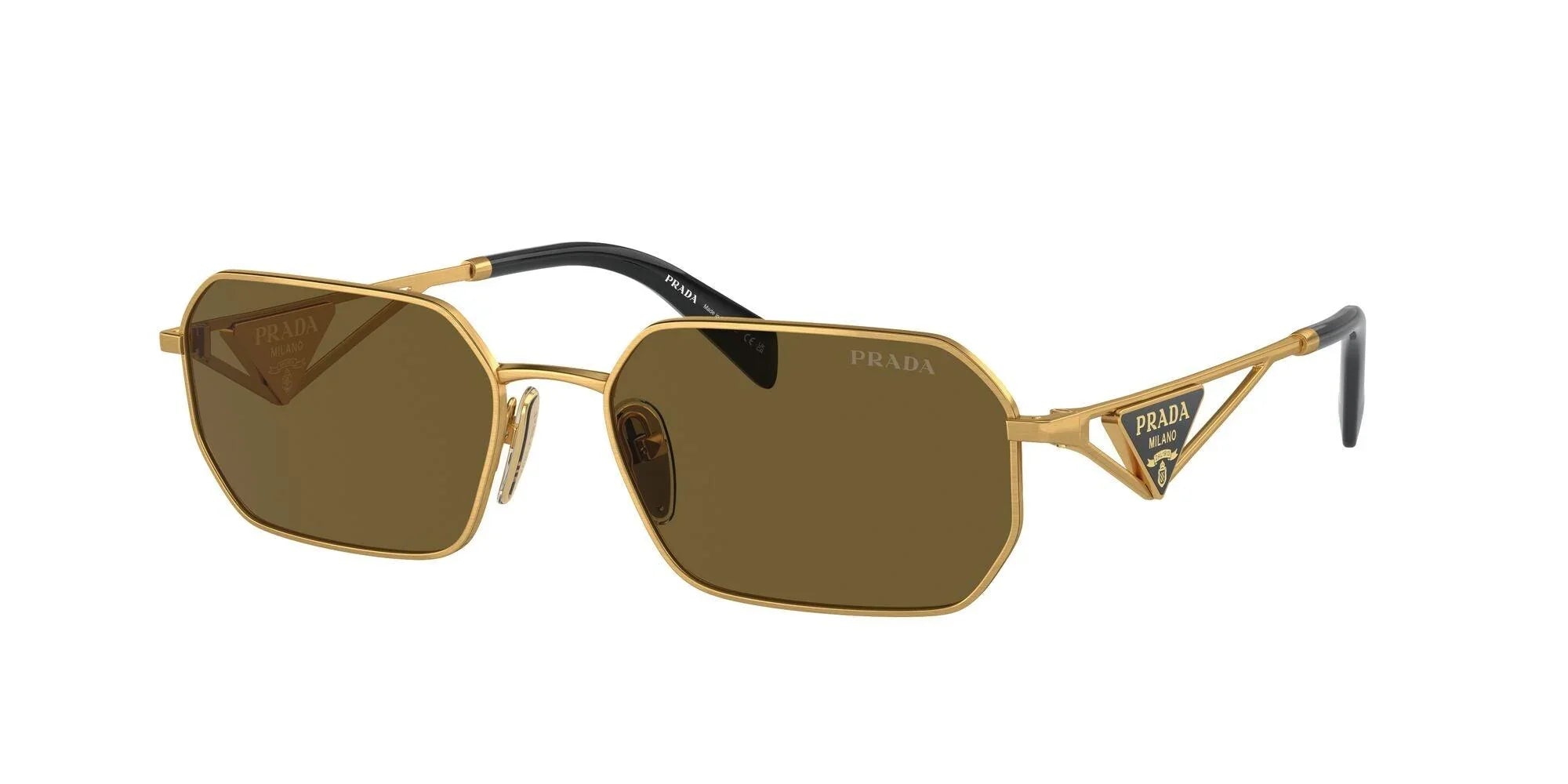 Prada | A51S | Matte Gold - iKANDi Sunglasses
