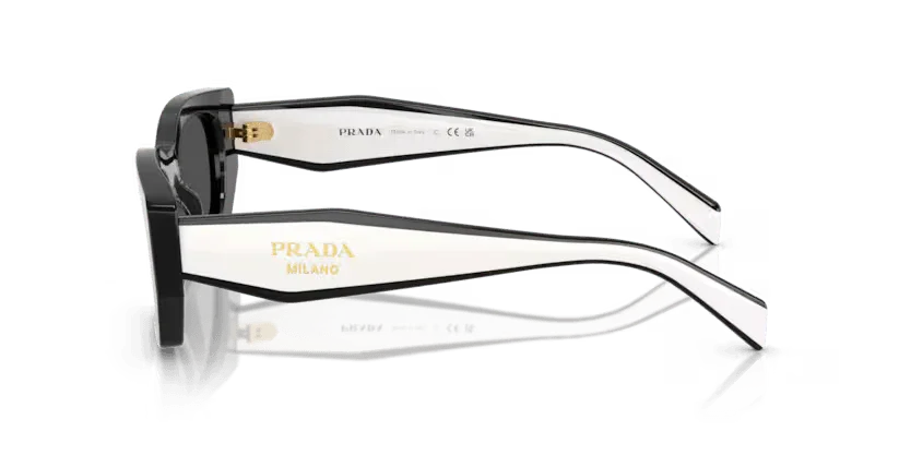 Prada | B05S | Black/White - iKANDi Sunglasses
