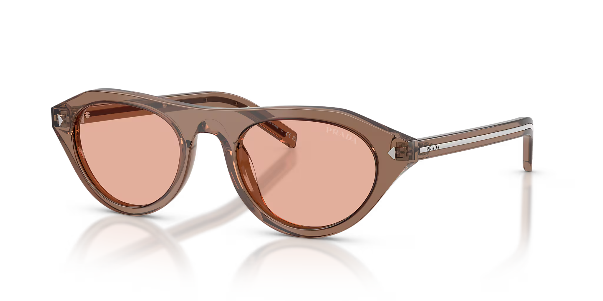Prada | PRB15S | Transparent Clay with Pink
